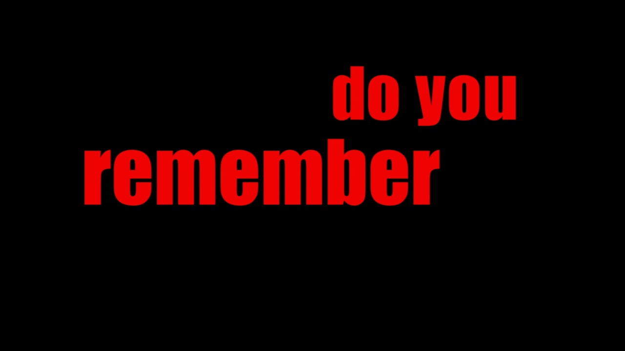 Do You Remember That Year?, a video by Piotr Cieplak