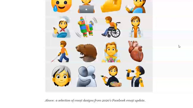 Das neue FB Emoji Update 2021