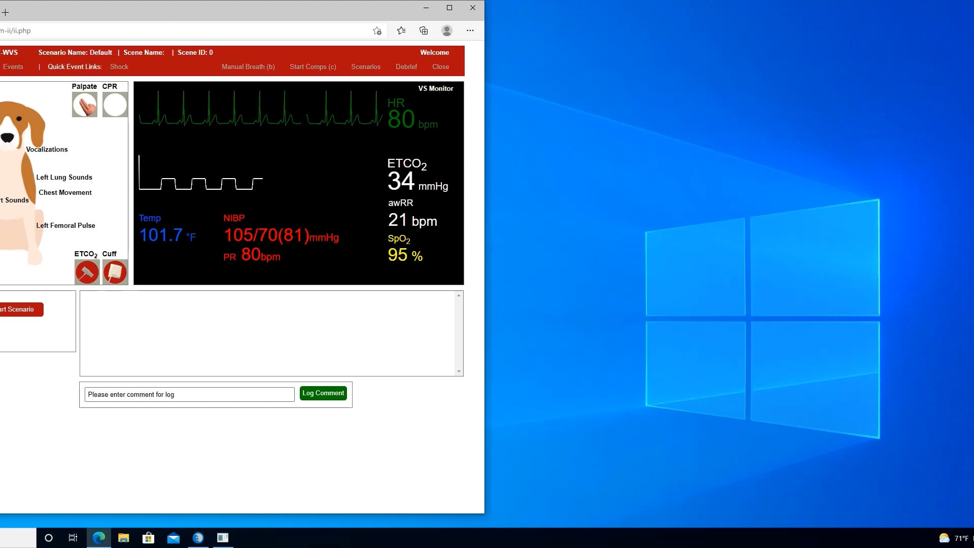 Win VetSim Walkthrough