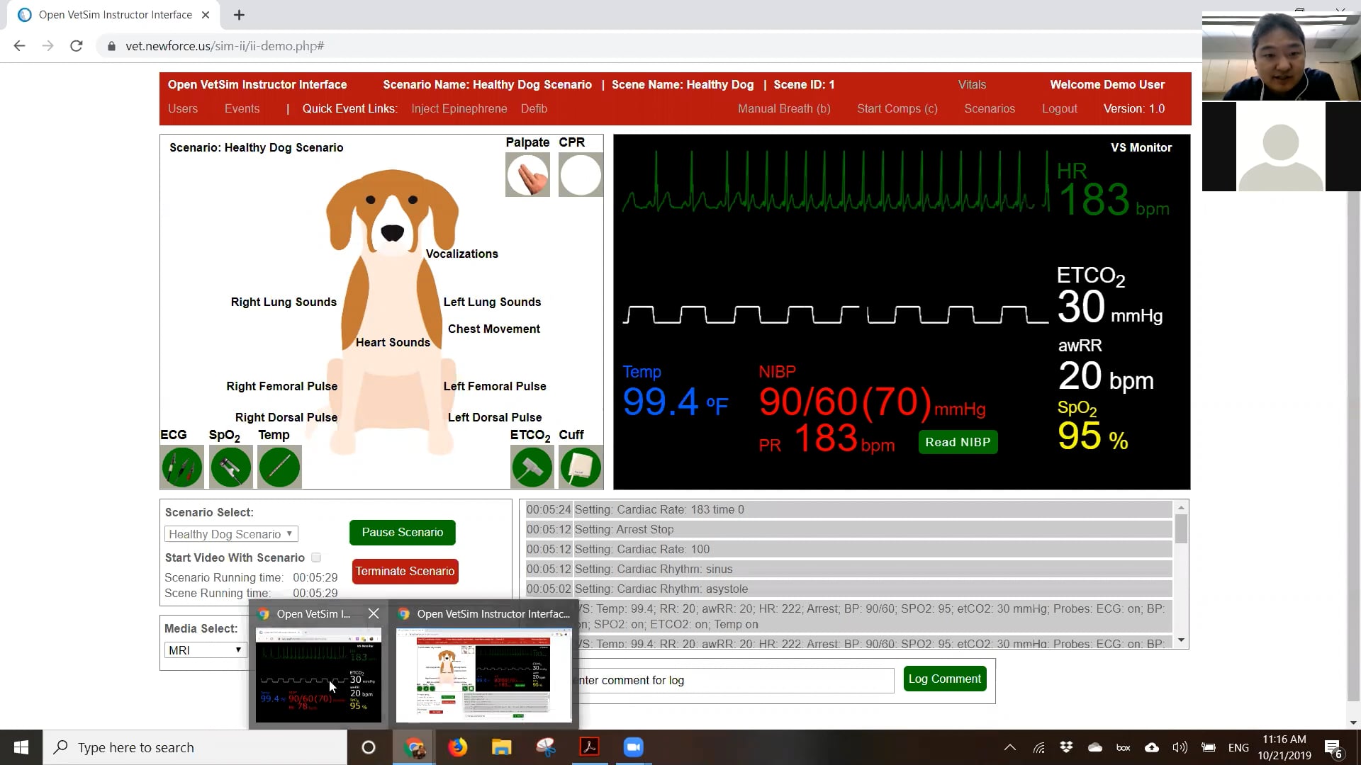 OVS Instructor Interface Walkthrough