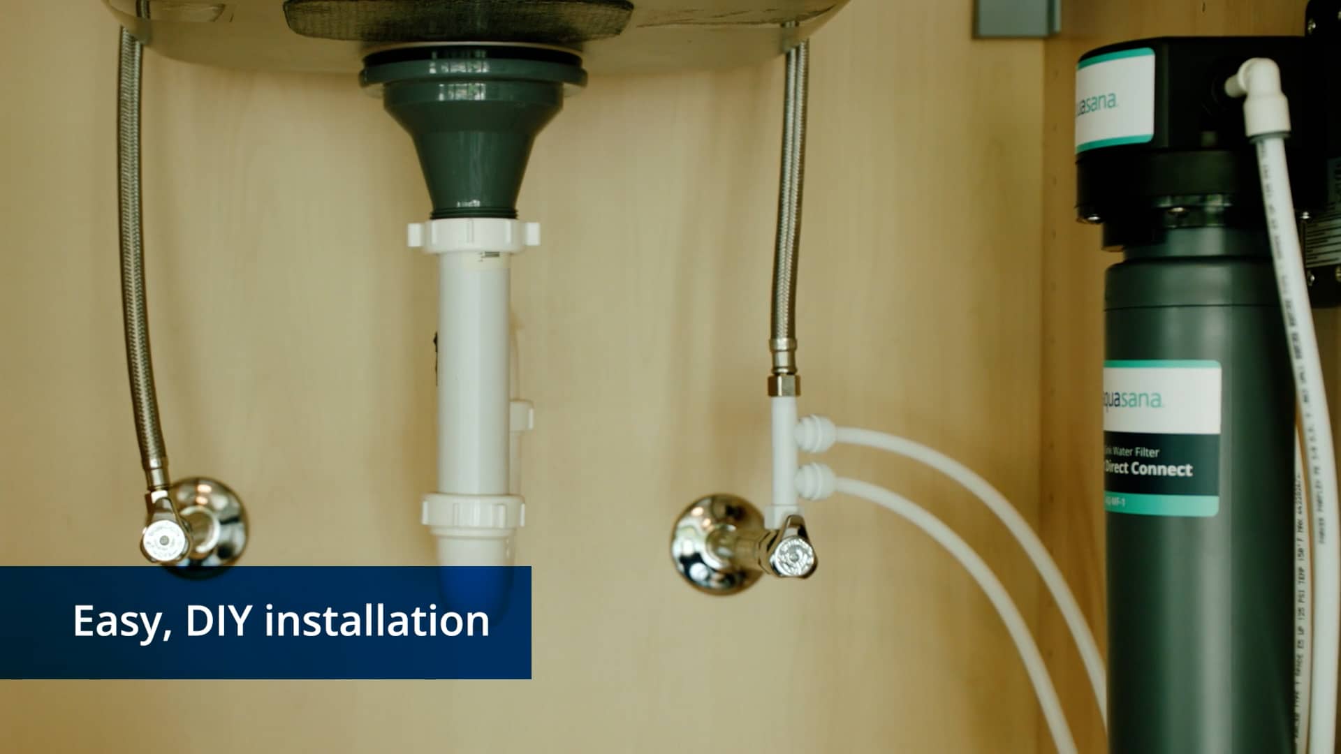 Aquasana Claryum Direct Connect Under Sink Filter on Vimeo