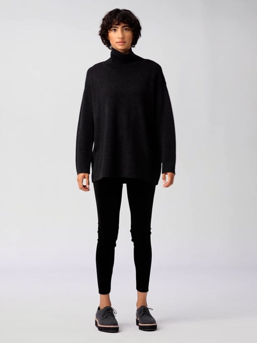 Half turtleneck silk thermal underwear for women with velvet three