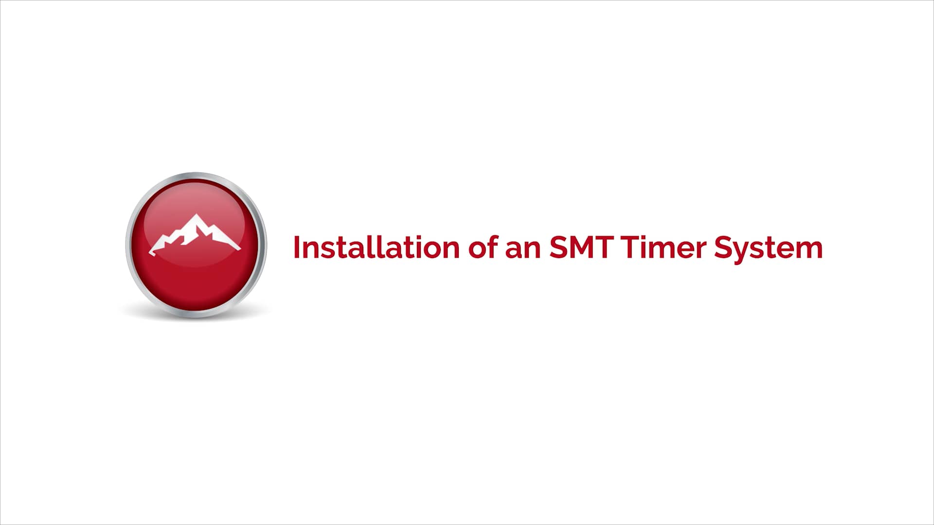 Installation of an SMT Timer System.mp4 on Vimeo