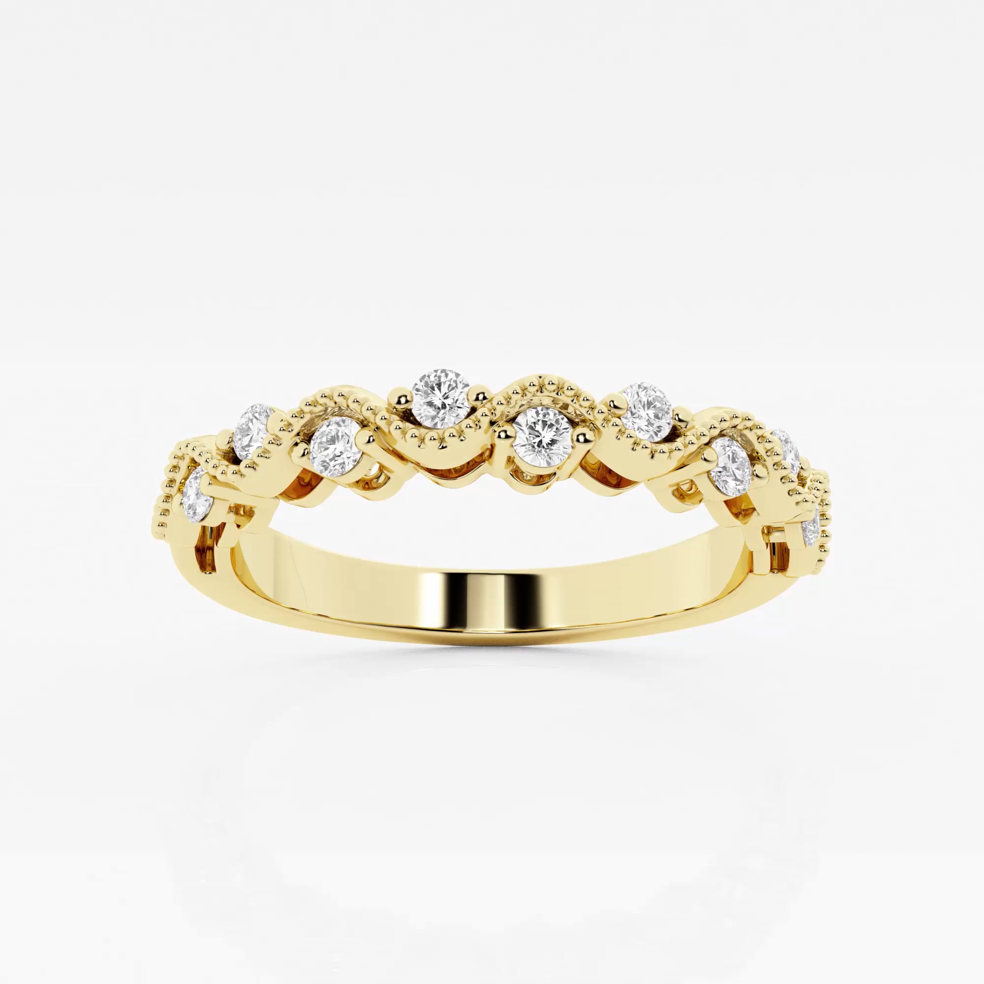 product video for 1/4 ctw Round Lab Grown Diamond Stackable Ring