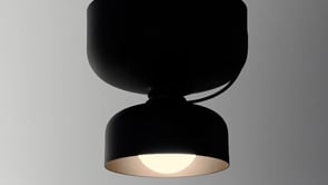 Spotlight Volumes Pendant (AB) in Black