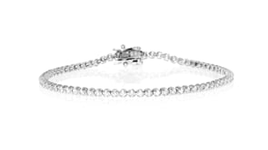 1.00 ct. t.w. Diamond Tennis Bracelet in Sterling Silver