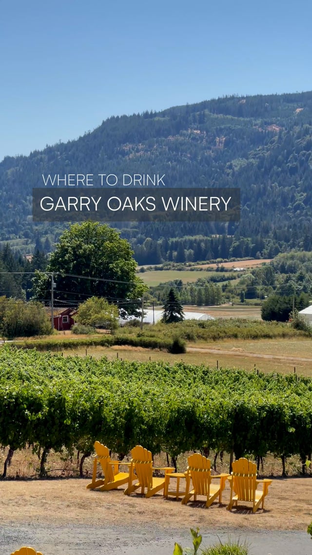 Where to drink wine on Saltspring - Garry Oaks Winery