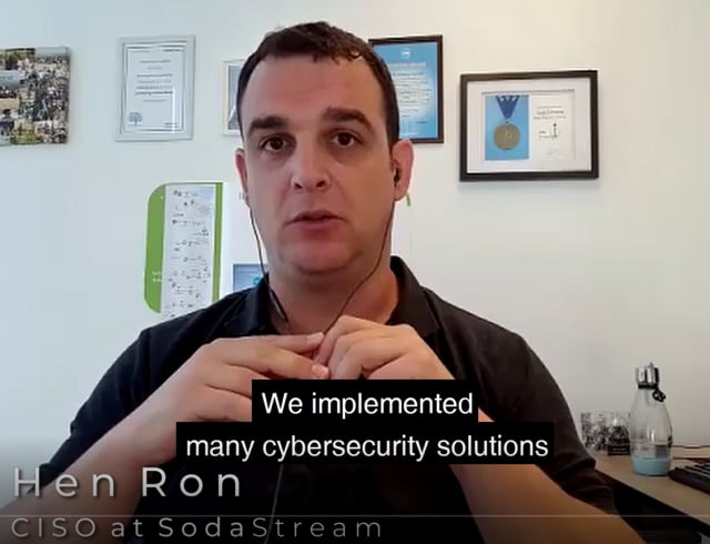 SodaStream - Customer Success Story (Hen Ron - Chief Information Security Officer)