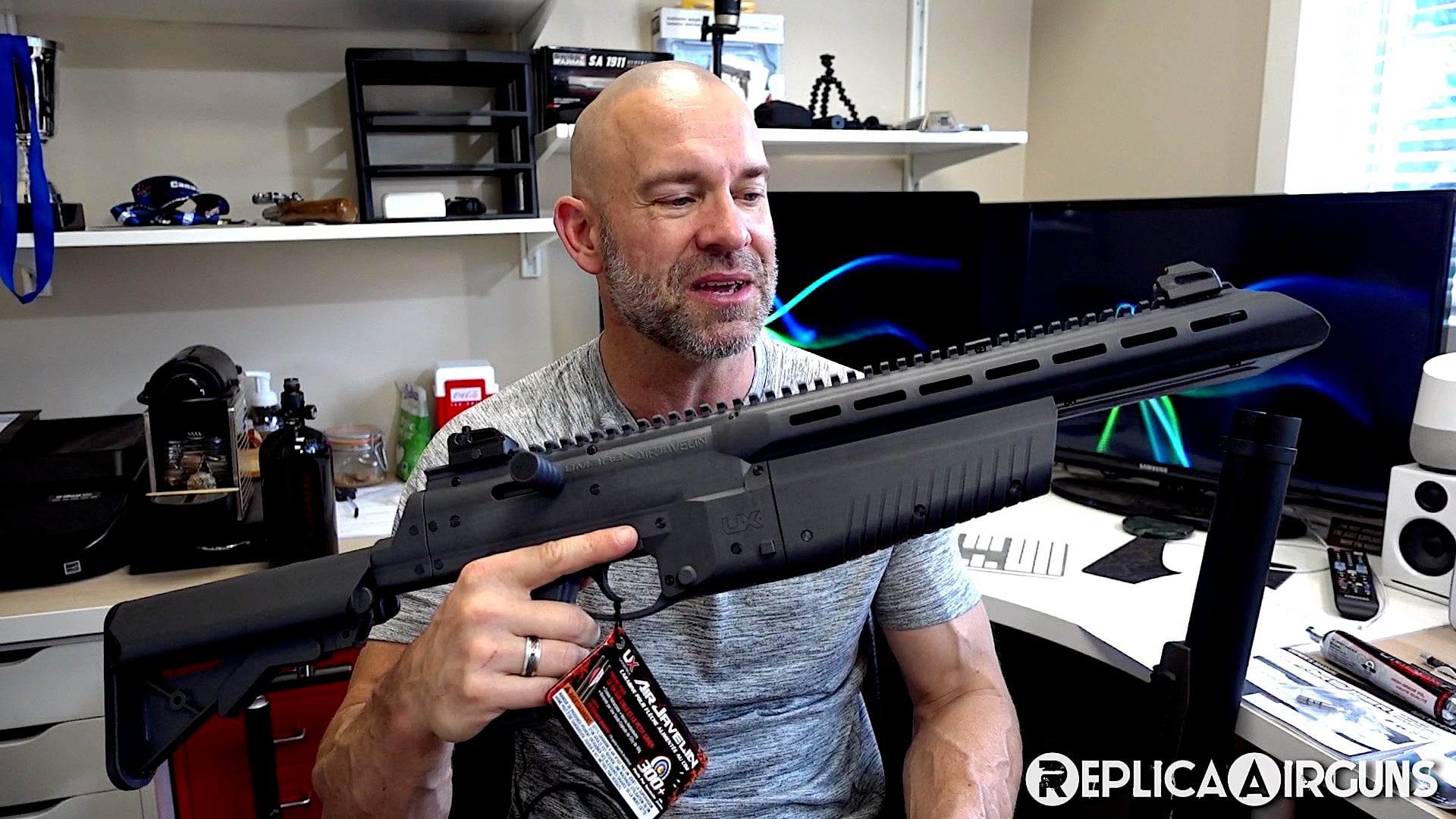 Umarex AirJavelin and AirSaber Archery CO2 and PCP Arrow Rifle Table Top Review