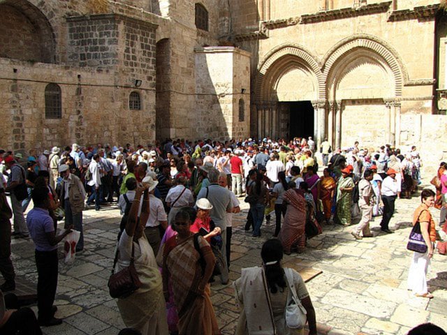 High Noon at the Church of the Holy Sepulcher