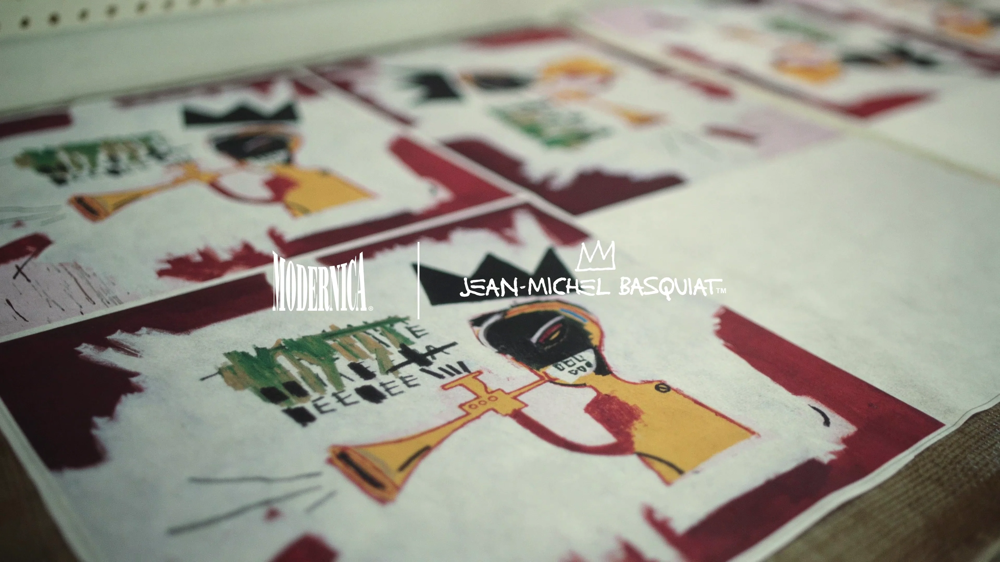 Case Study® Fiberglass Jean-Michel Basquiat Halo Aiko Table