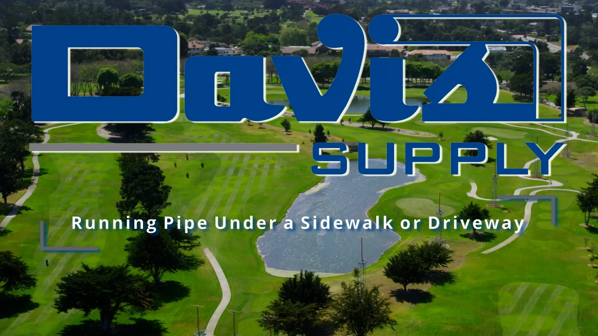 Running Sprinkler Pipe Under a Sidewalk or Driveway on Vimeo