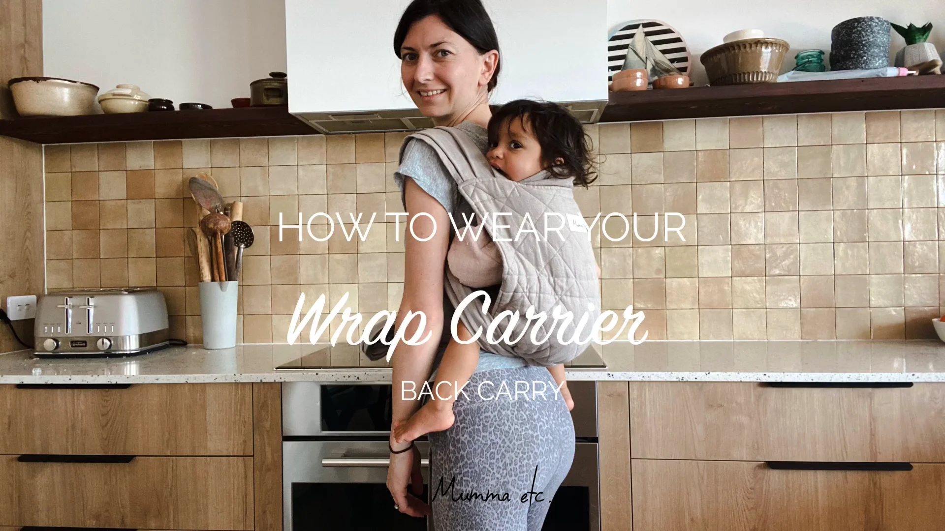 Moby wrap back carry 2024 video