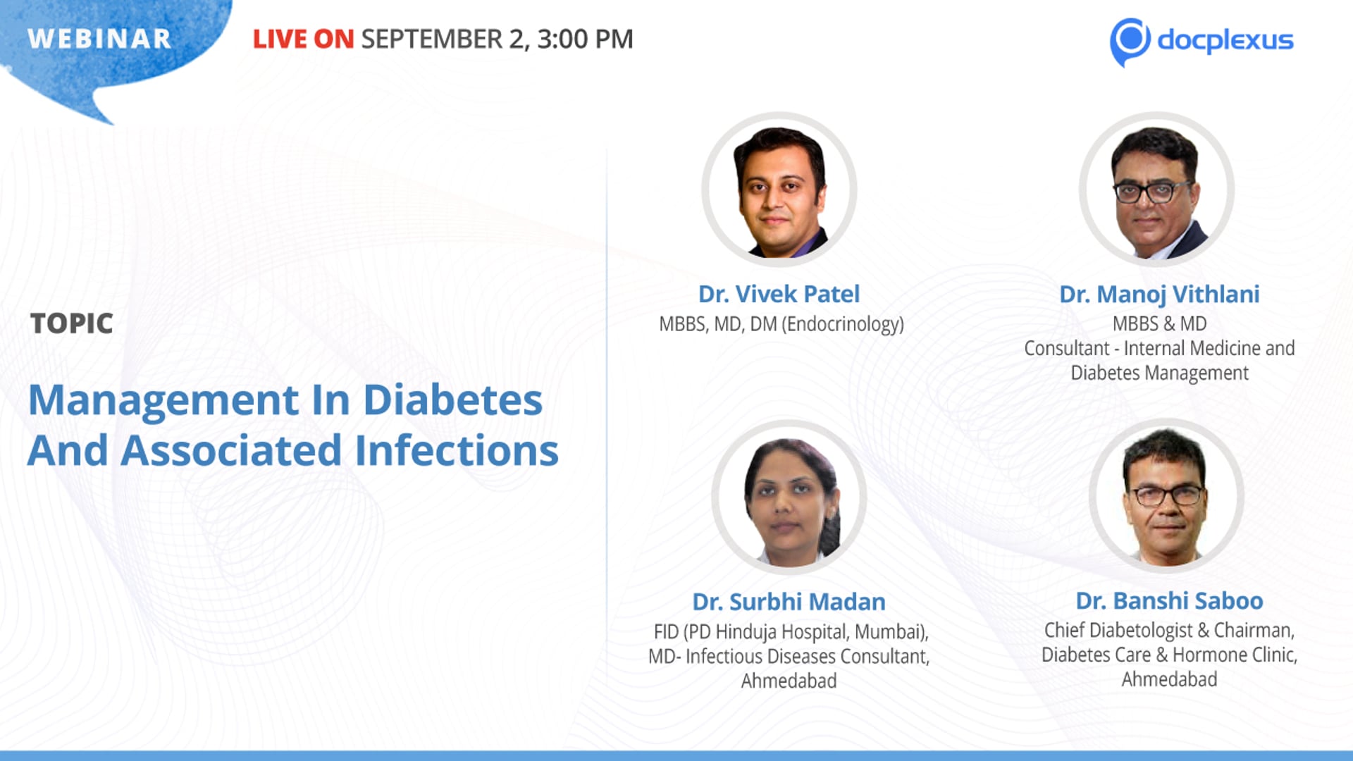 Management in Diabetes and Associated Infections