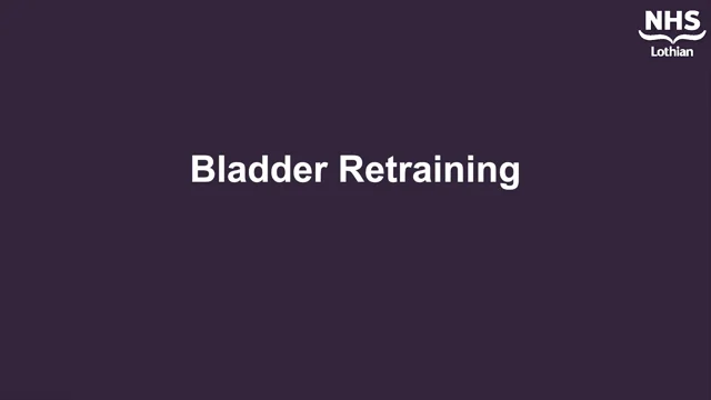 Bladder retraining