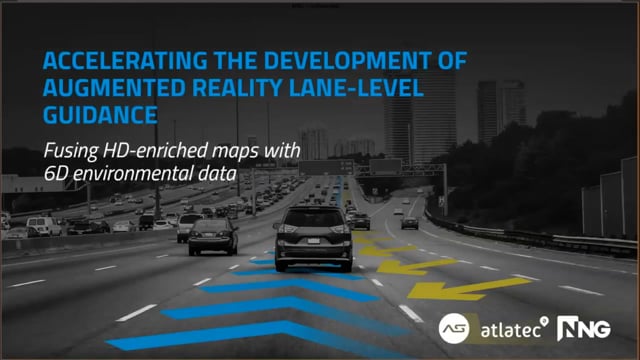 Accelerating the development of augmented reality lane-level guidance: fusing HD-enriched maps with 6D environmental data