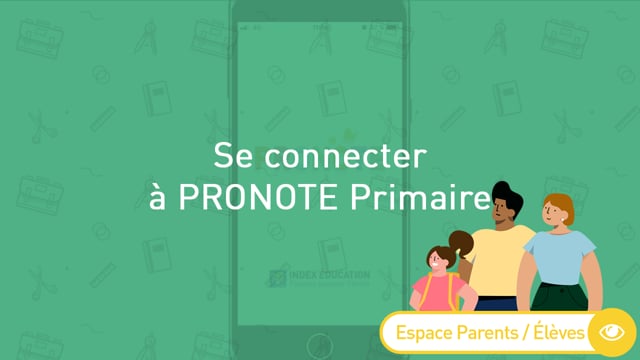 PRONOTE Primaire pour les familles on Vimeo