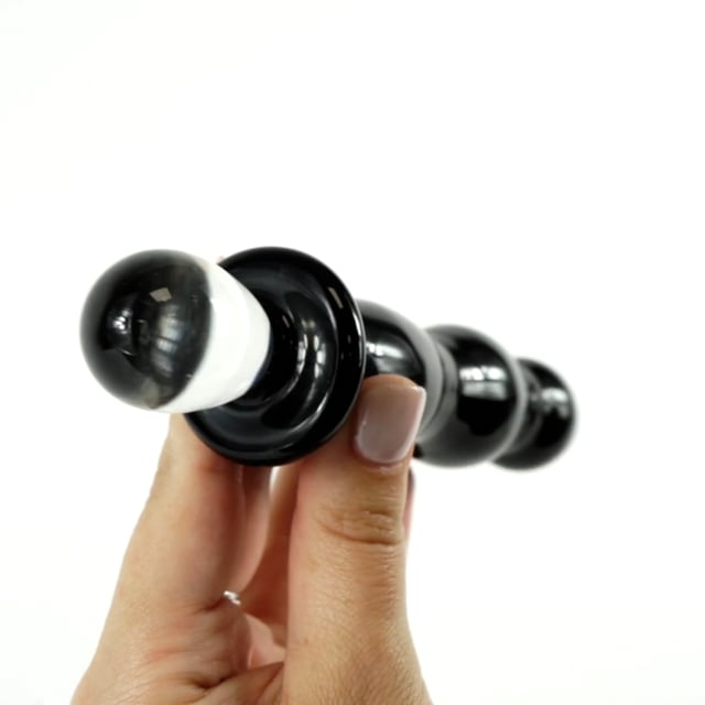 Chaîne Anale Perlée en Verre Pyrex