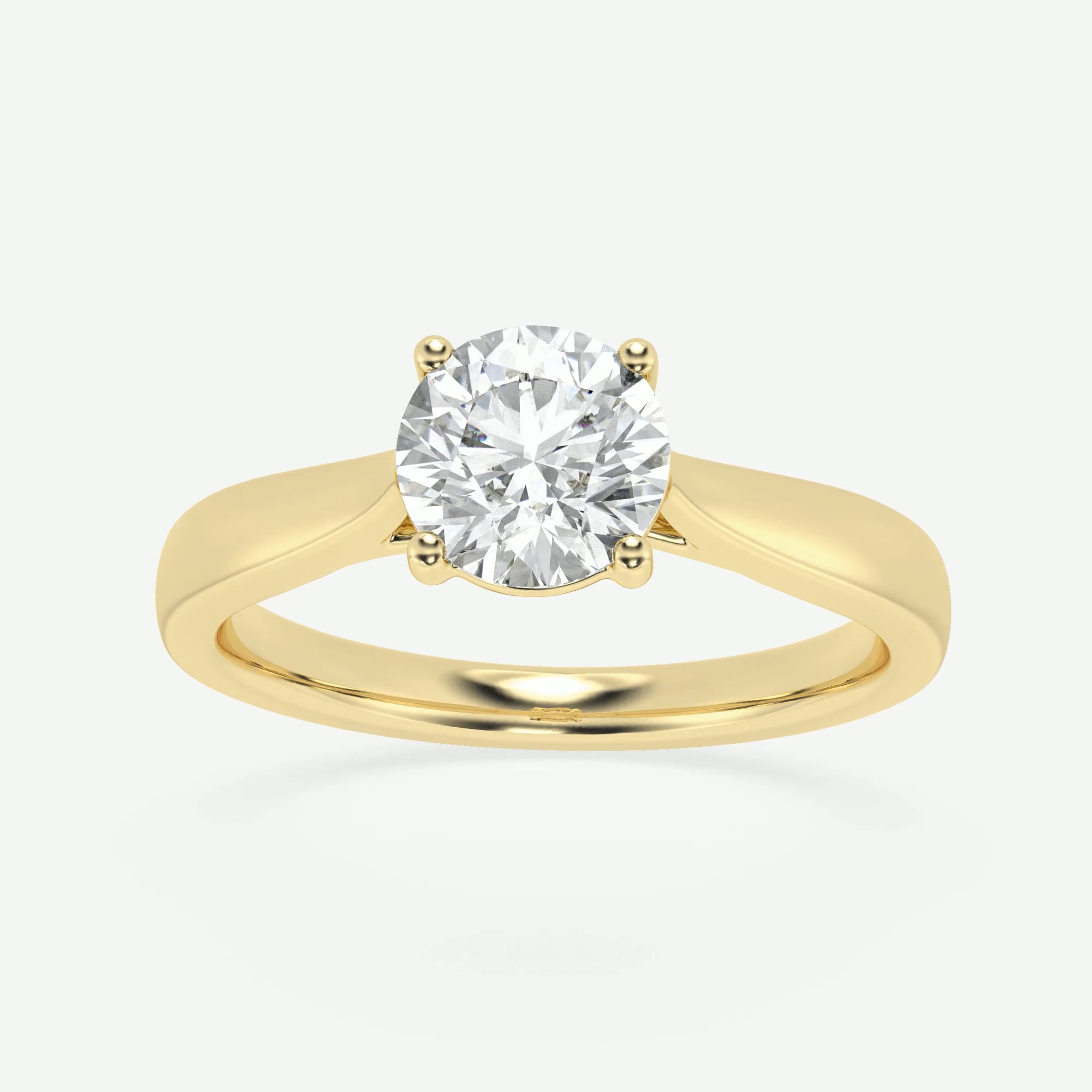 Zelda 1 ctw Round Lab Grown Diamond Trellis Solitaire