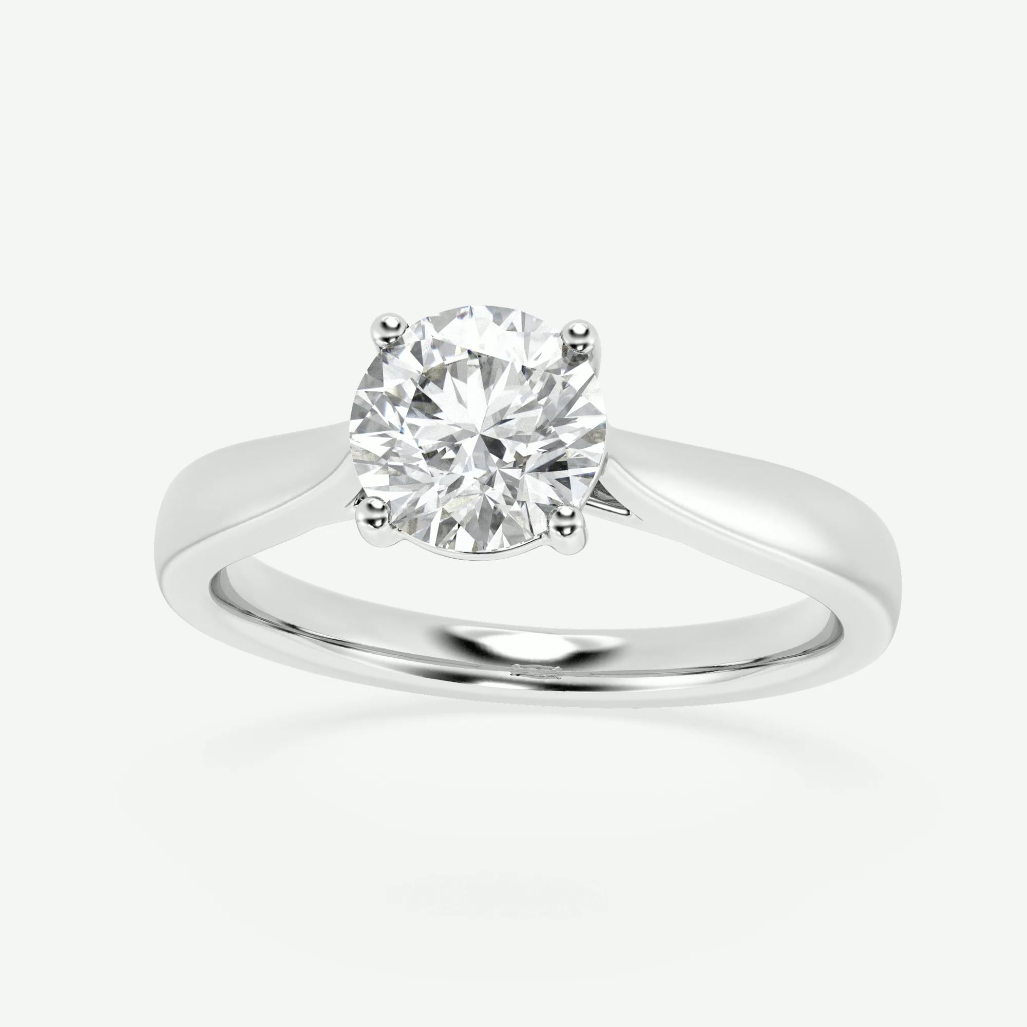 product video for 1 ctw Round Lab Grown Diamond Trellis Solitaire Engagement Ring