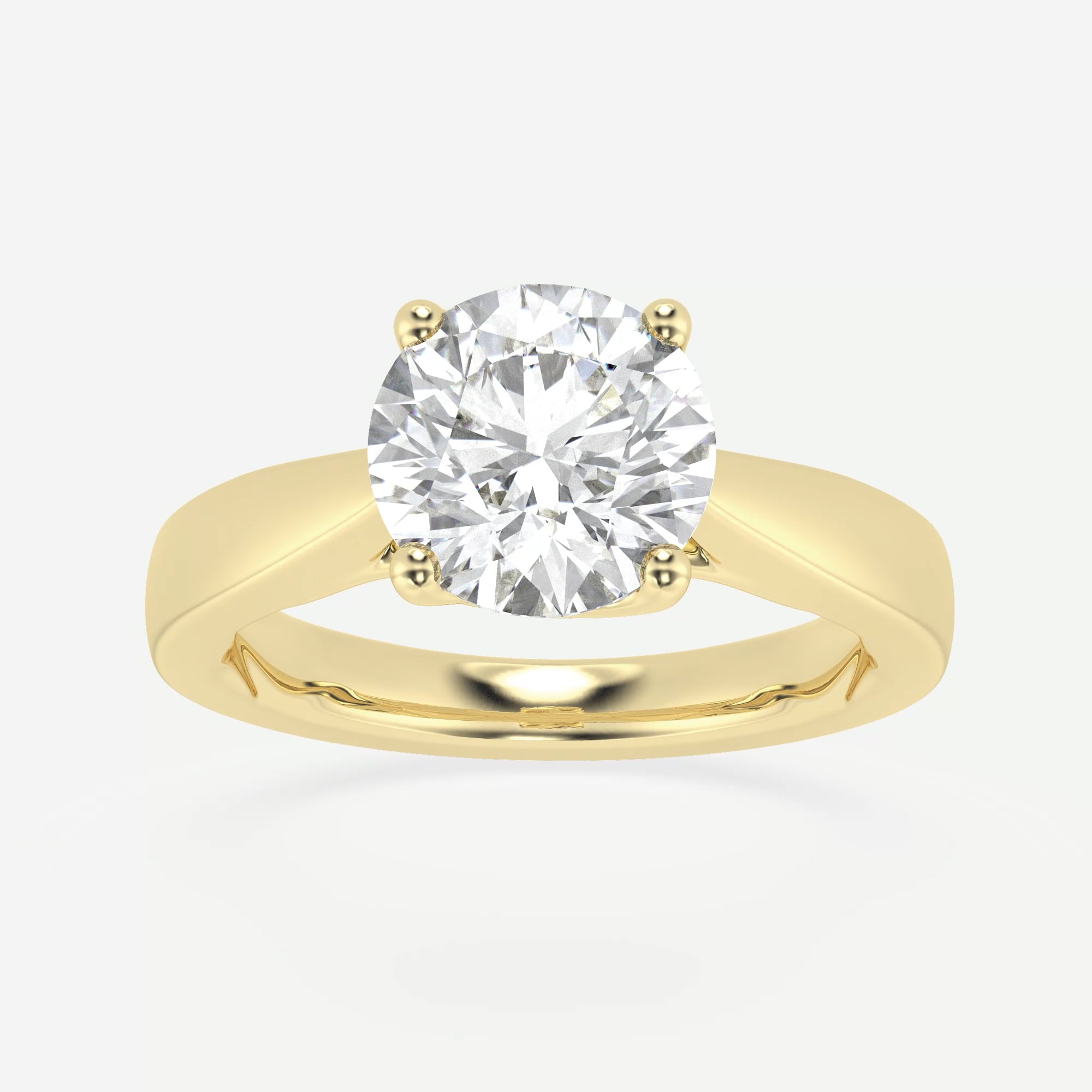 product video for 2 ctw Round Lab Grown Diamond Floral Solitaire Engagement Ring