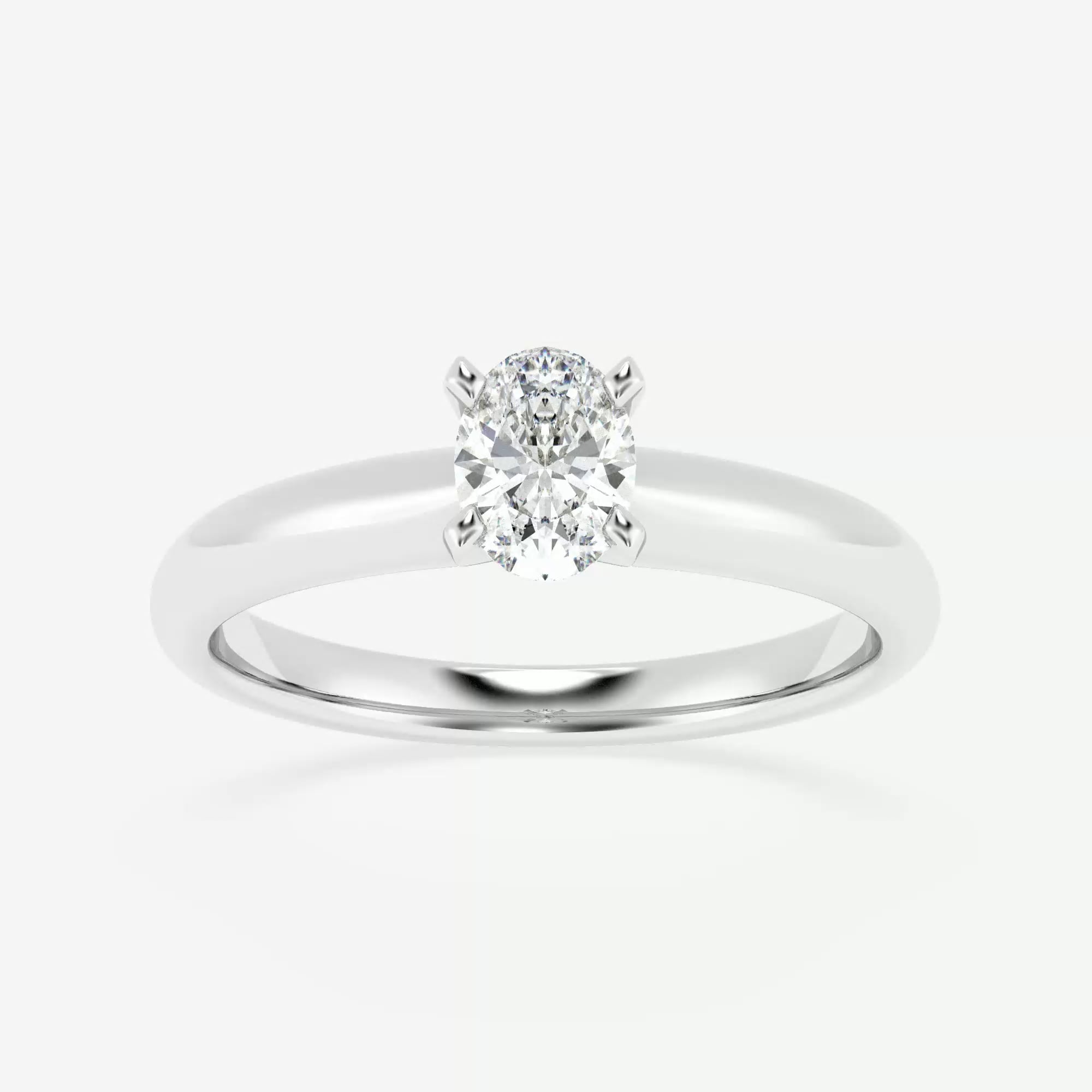 product video for 1/2 ctw Oval Lab Grown Diamond Classic Solitaire Engagement Ring
