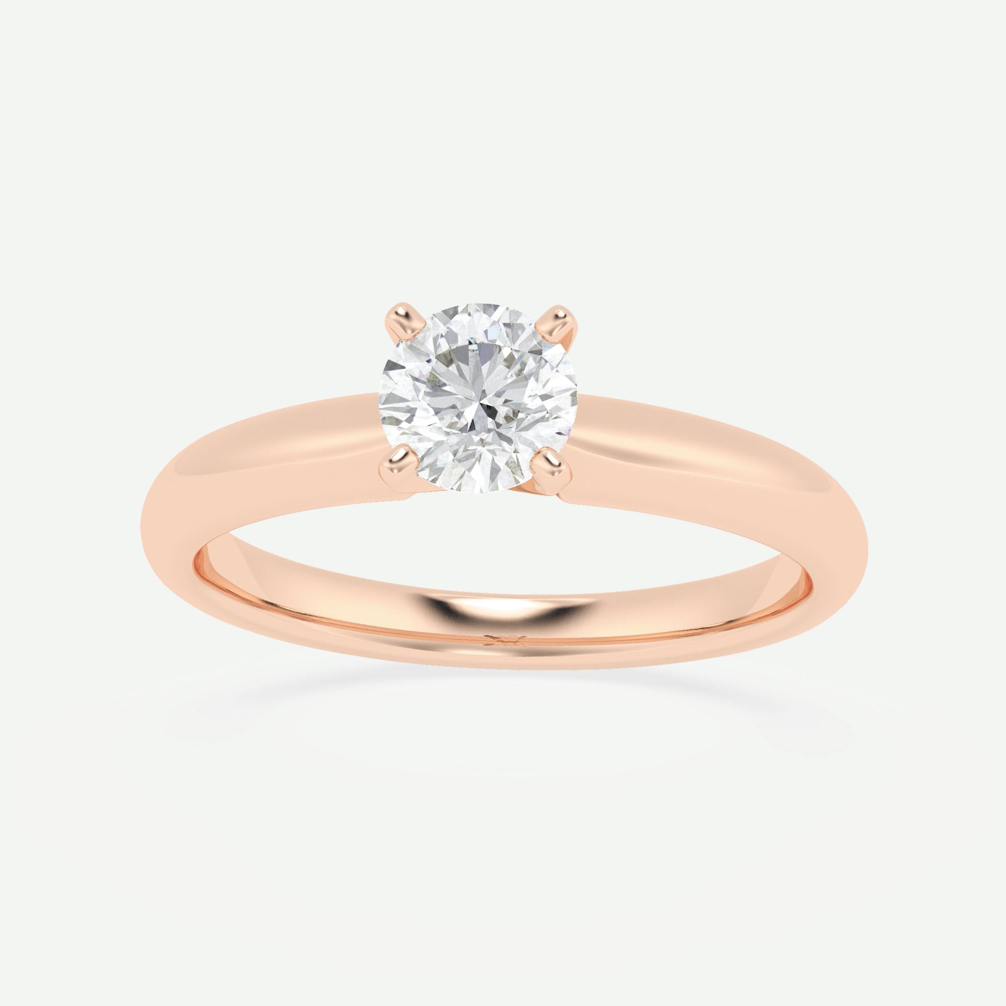 product video for 1/2 ctw Round Lab Grown Diamond Classic Solitaire Engagement Ring