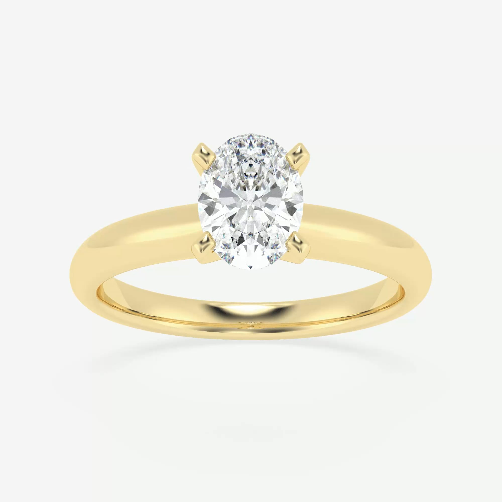 product video for 1 ctw Oval Lab Grown Diamond Classic Solitaire Engagement Ring