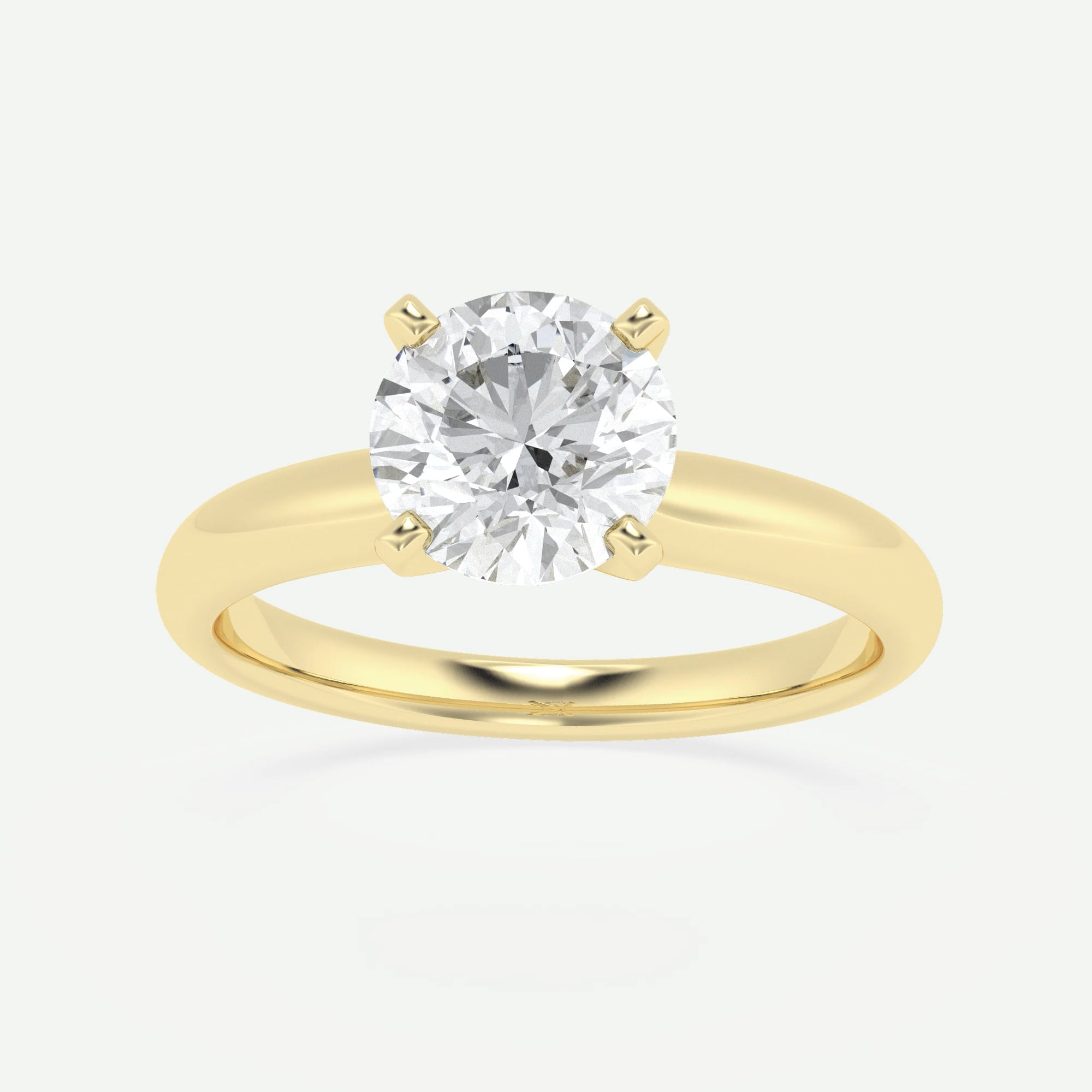 product video for 1 ctw Round Lab Grown Diamond Classic Solitaire Engagement Ring