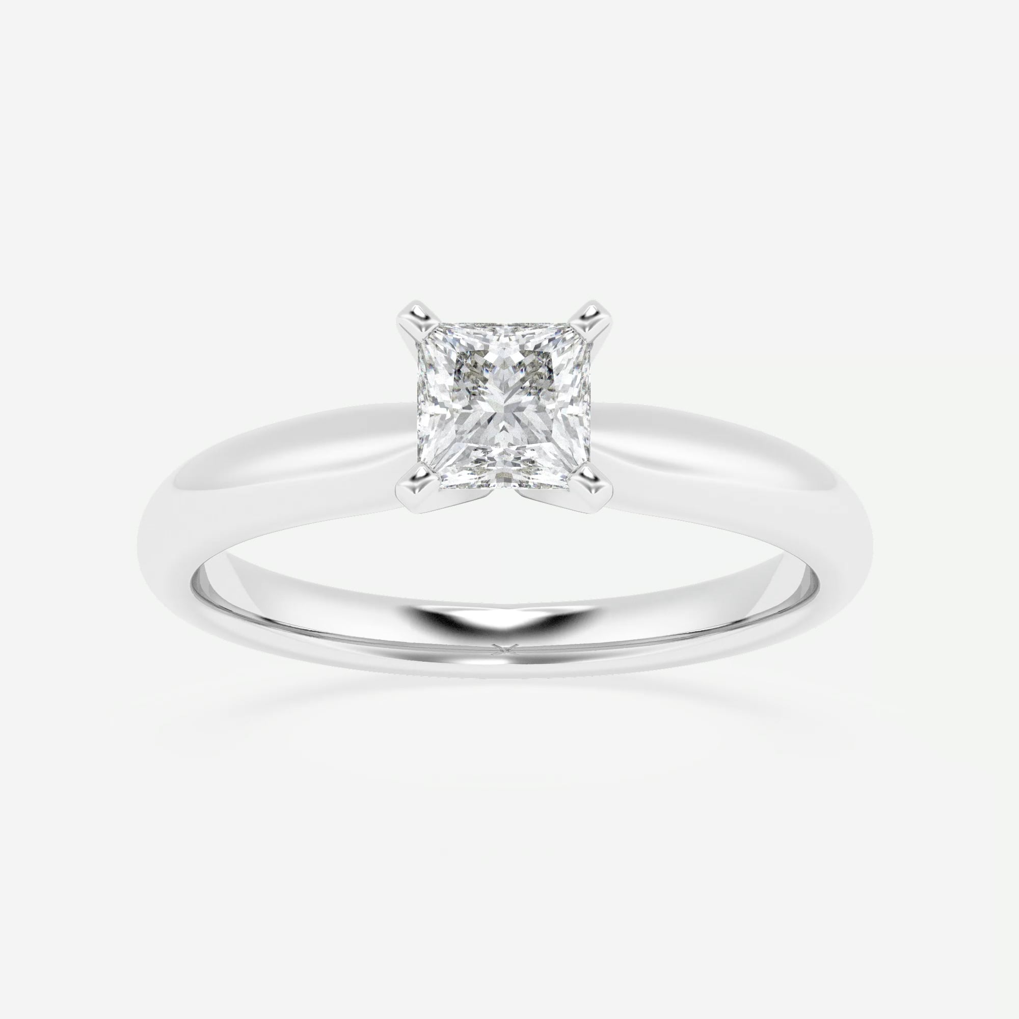 product video for 1/2 ctw Princess Lab Grown Diamond Classic Solitaire Engagement Ring