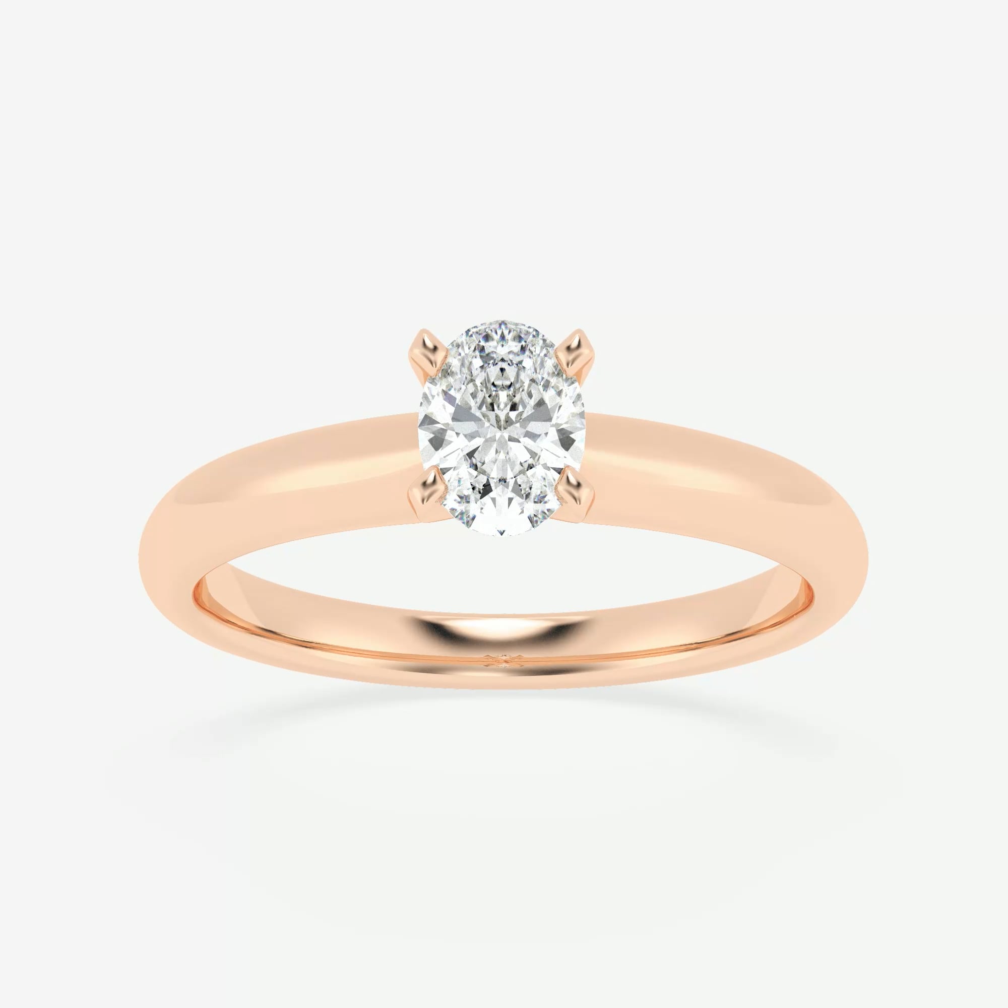 product video for 1/2 ctw Oval Lab Grown Diamond Classic Solitaire Engagement Ring