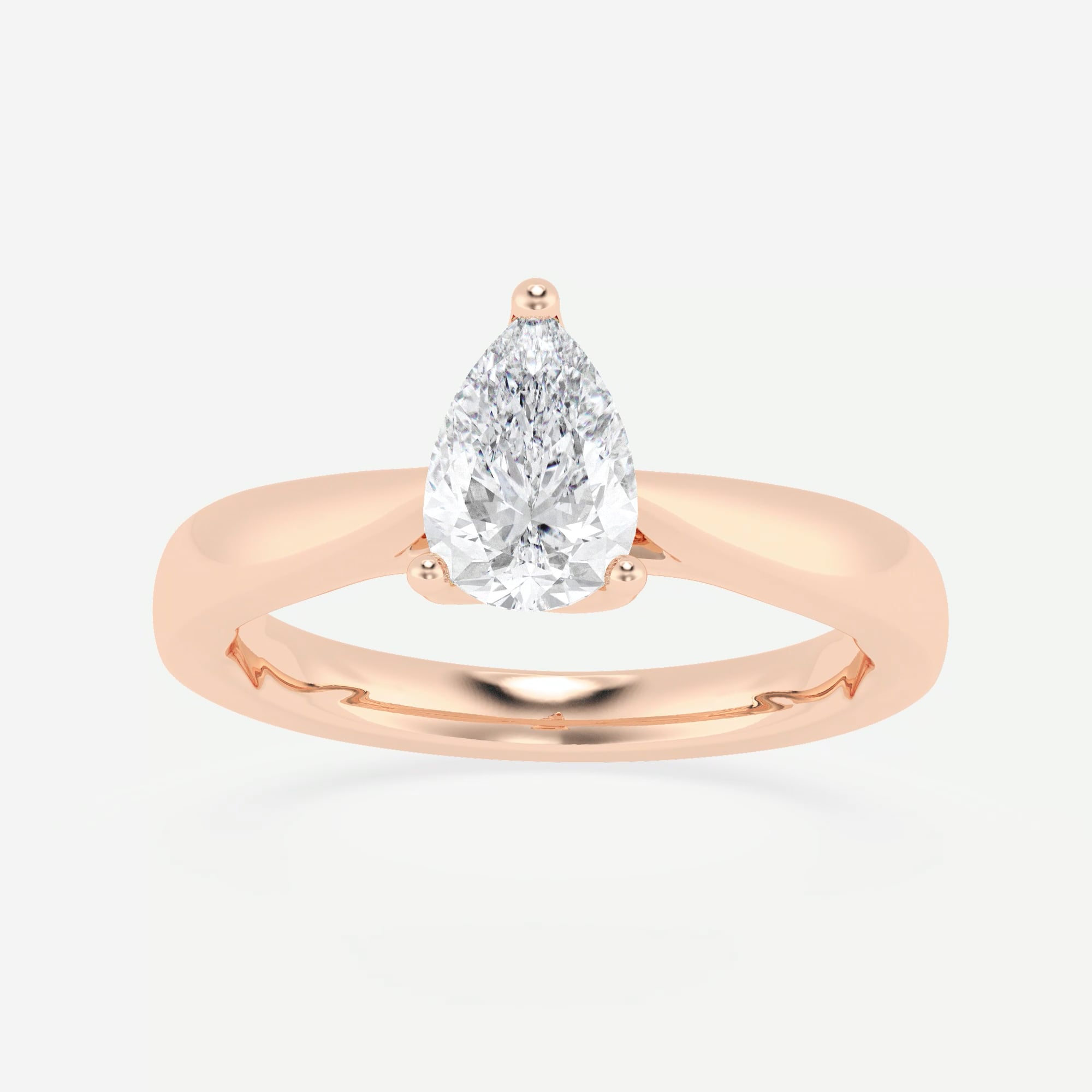 product video for 1 ctw Pear Lab Grown Diamond Floral Solitaire Engagement Ring