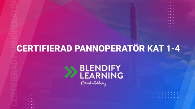 Uppdaterade kurser för dig som behöver  certifiera dig som pannoperatör 