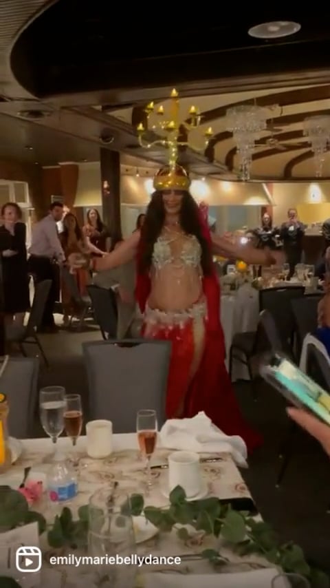 Emily Marie Belly Dance wedding show
