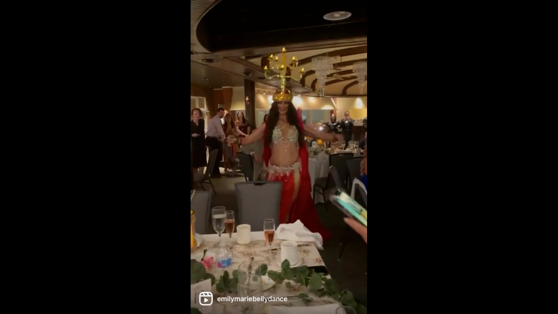 Emily Marie Belly Dance wedding show
