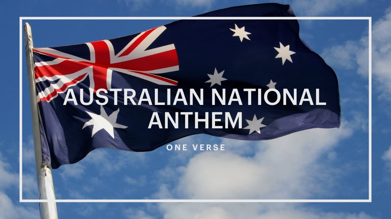 Australian National Anthem (Flag, 1 verse, OC)