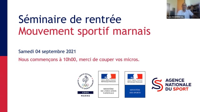 Webinaire de rentrée