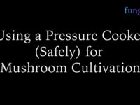 Using a pressure cooker for mushroom cultivation