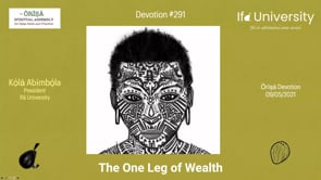 #291 The One Leg of Wealth