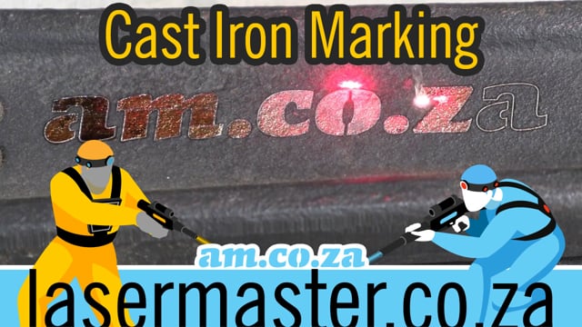 Carbon Steel Cast Iron Spanner Engrave on LabelMark Fiber Laser Maker, Outline Mode and Hatch Mode