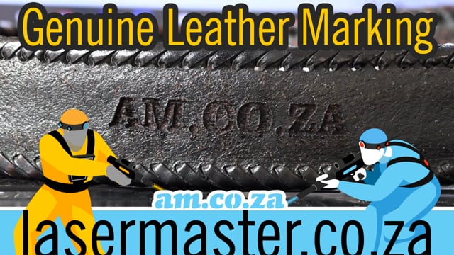 Genuine Leather Belt Deep Engrave on LabelMark Fiber Laser Maker Creates Relief Effect in Seconds