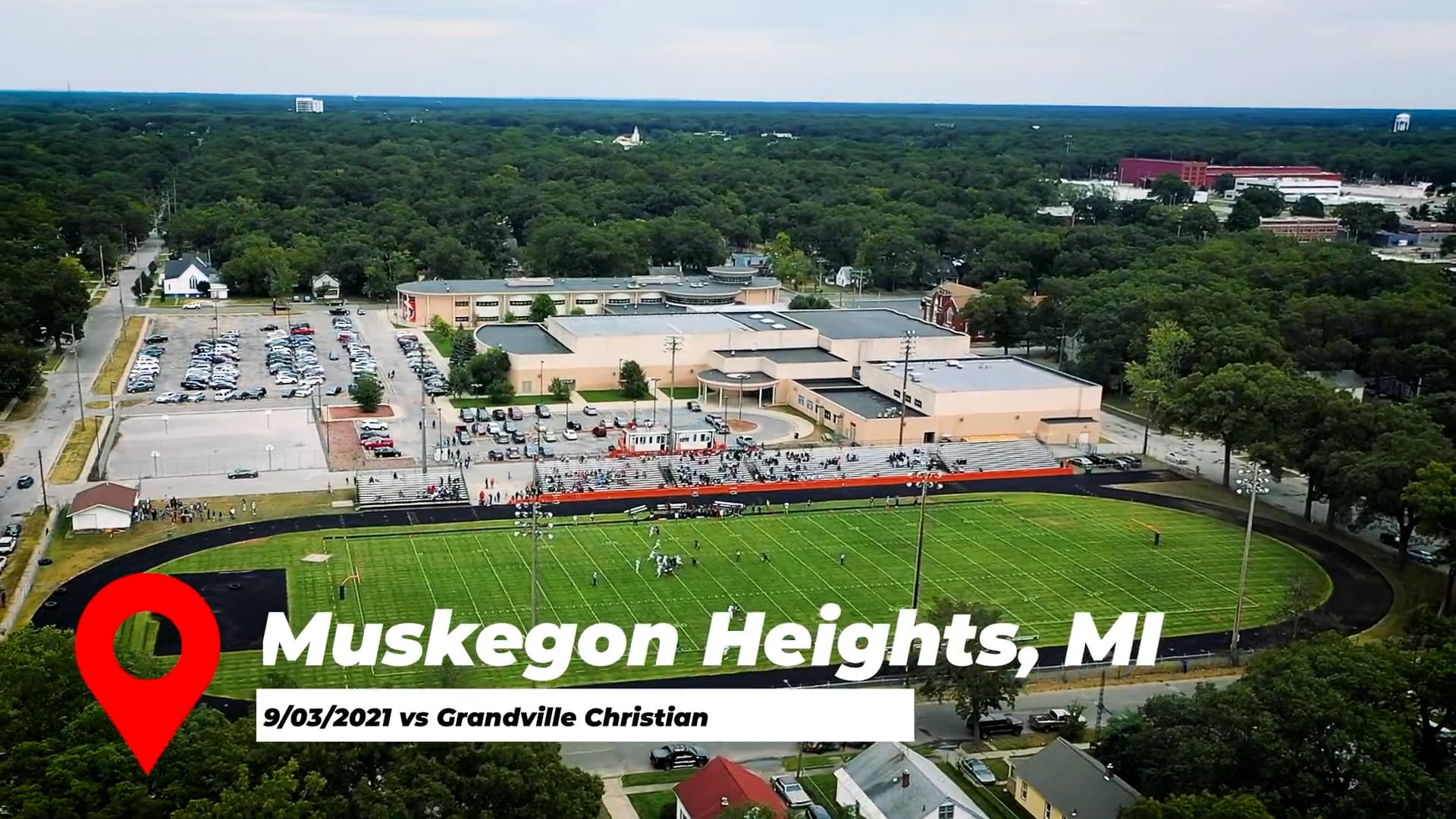 9/03/21 - Muskegon Heights vs. Grandville Christian Football