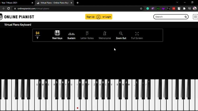 Virtual Piano Online