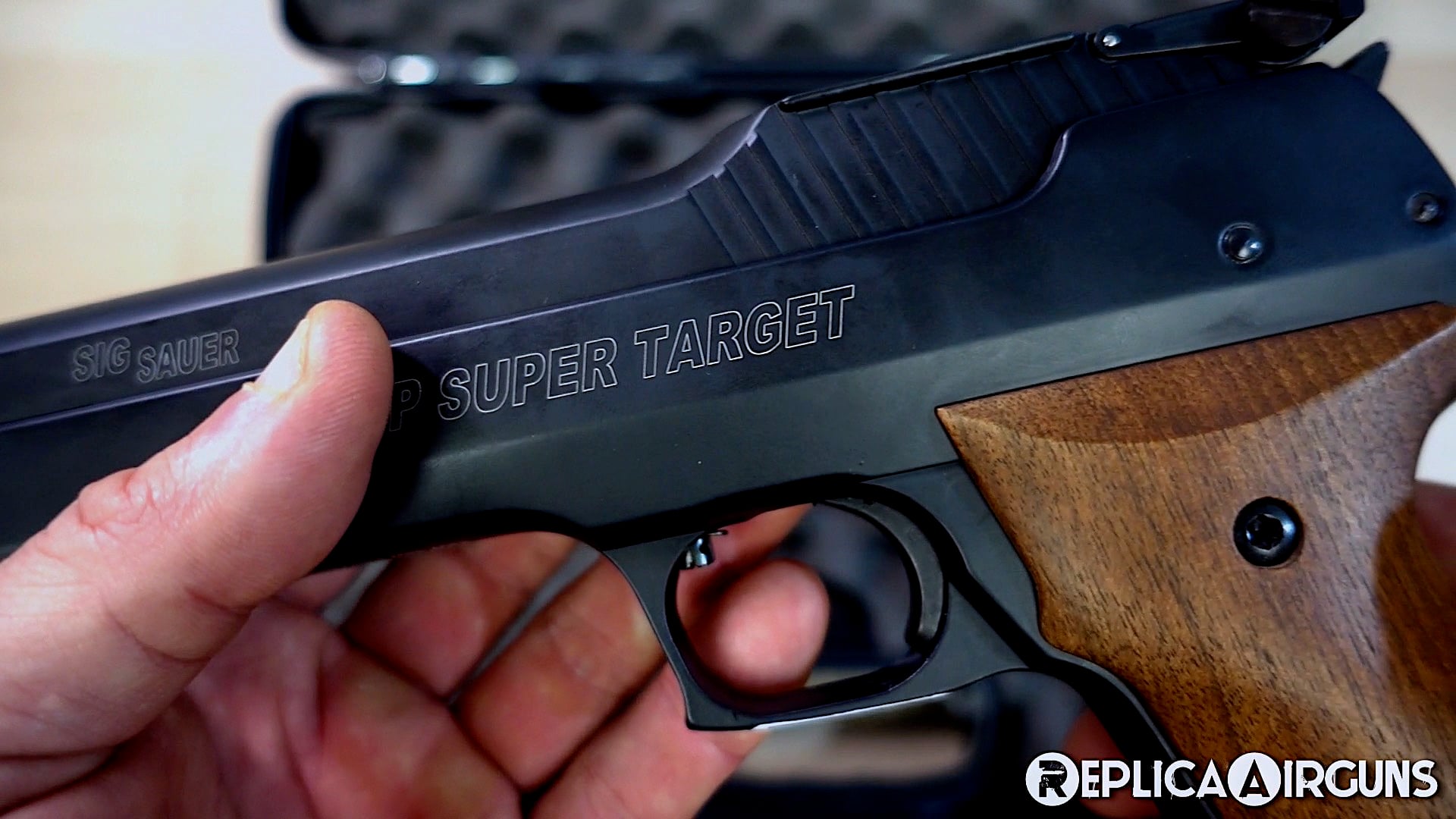 Sig Sauer ASP Super Target .177 Caliber Pellet Pistol Table Top Review