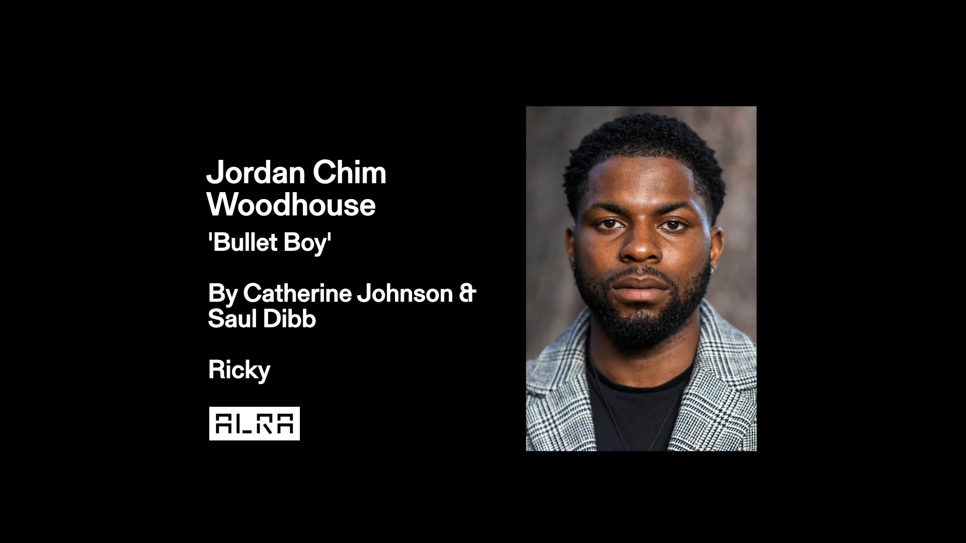 Jordan Chim Woodhouse Self tape on Vimeo