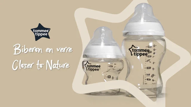 Biberon en verre Closer to nature (250 ml) Tommee Tippee - DisMerci