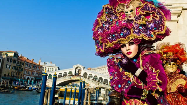 CARNEVALE DI VENEZIA LE MASCHERE PIU' BELLE - Venice Carnival the most  beautiful masks [HD] 