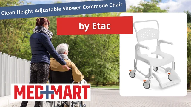 Etac Clean Mobile Shower Wheelchair : self propel hygiene chair