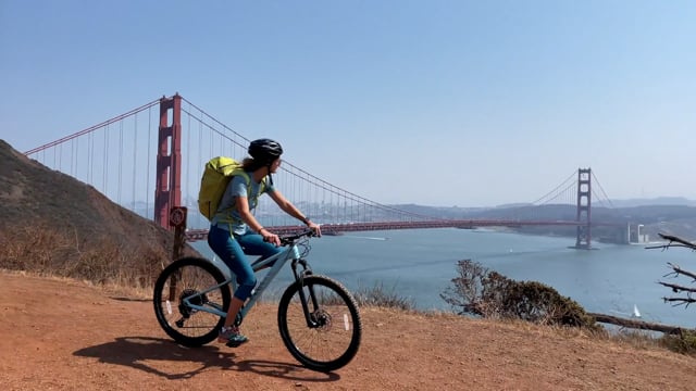 Bike Ride to Kirby Cove in the Marin Headlands to views of Golden Gate Bridge