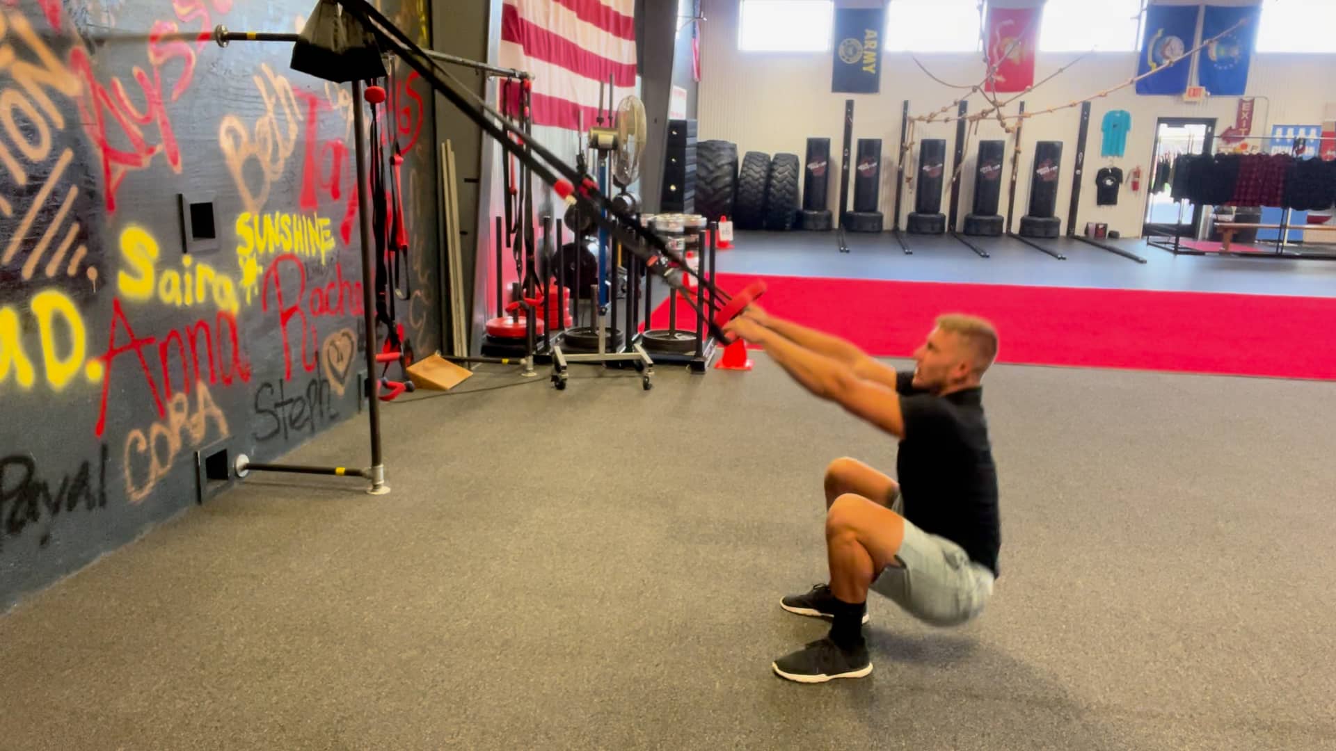Suspension Squat Jump on Vimeo